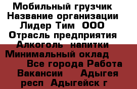 Мобильный грузчик › Название организации ­ Лидер Тим, ООО › Отрасль предприятия ­ Алкоголь, напитки › Минимальный оклад ­ 18 000 - Все города Работа » Вакансии   . Адыгея респ.,Адыгейск г.